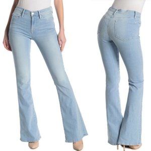 FRAME Le High Flare in Hyde Light Wash Vintage Jeans Denim 70s Y2K Women Sz 25